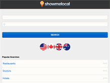 Tablet Screenshot of ca.showmelocal.com